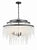 Crystorama POP-A5076-MK-FR Poppy 6 Light Chandelier - Matte Black
