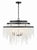 Crystorama POP-A5076-MK-FR Poppy 6 Light Chandelier - Matte Black