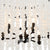 Crystorama POP-A5076-MK-FR Poppy 6 Light Chandelier - Matte Black