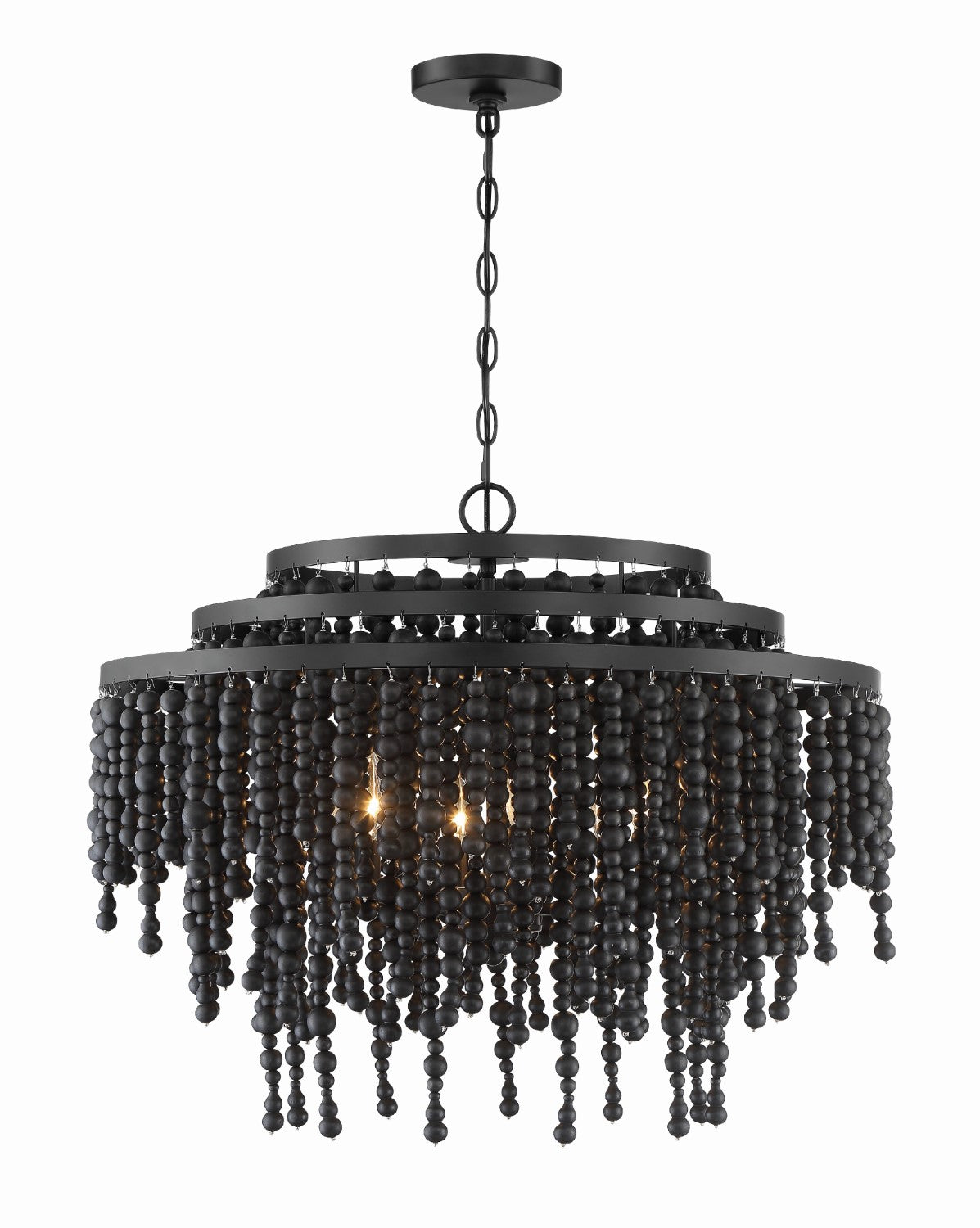 Crystorama POP-A5076 Poppy 6 Light Chandelier