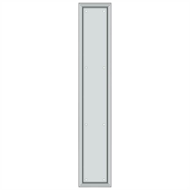 Deltana PP2281U Framed Push Plate, HD, 3 1/2 x 20