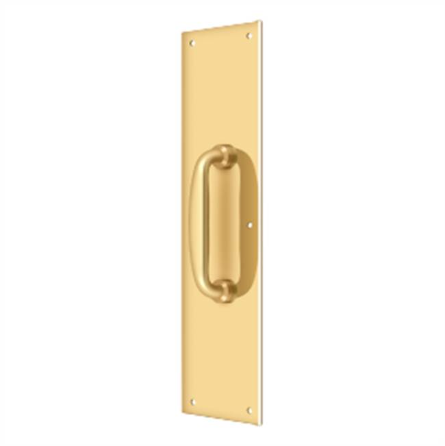 Deltana PPH55 Push Plate With  Handle 3-1/2 x 15  - Handle 5-1/4 - Parent