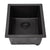 Nantucket Sinks PR1815 Single Bowl Dual-mount Bar-Prep Sink Black - Parent