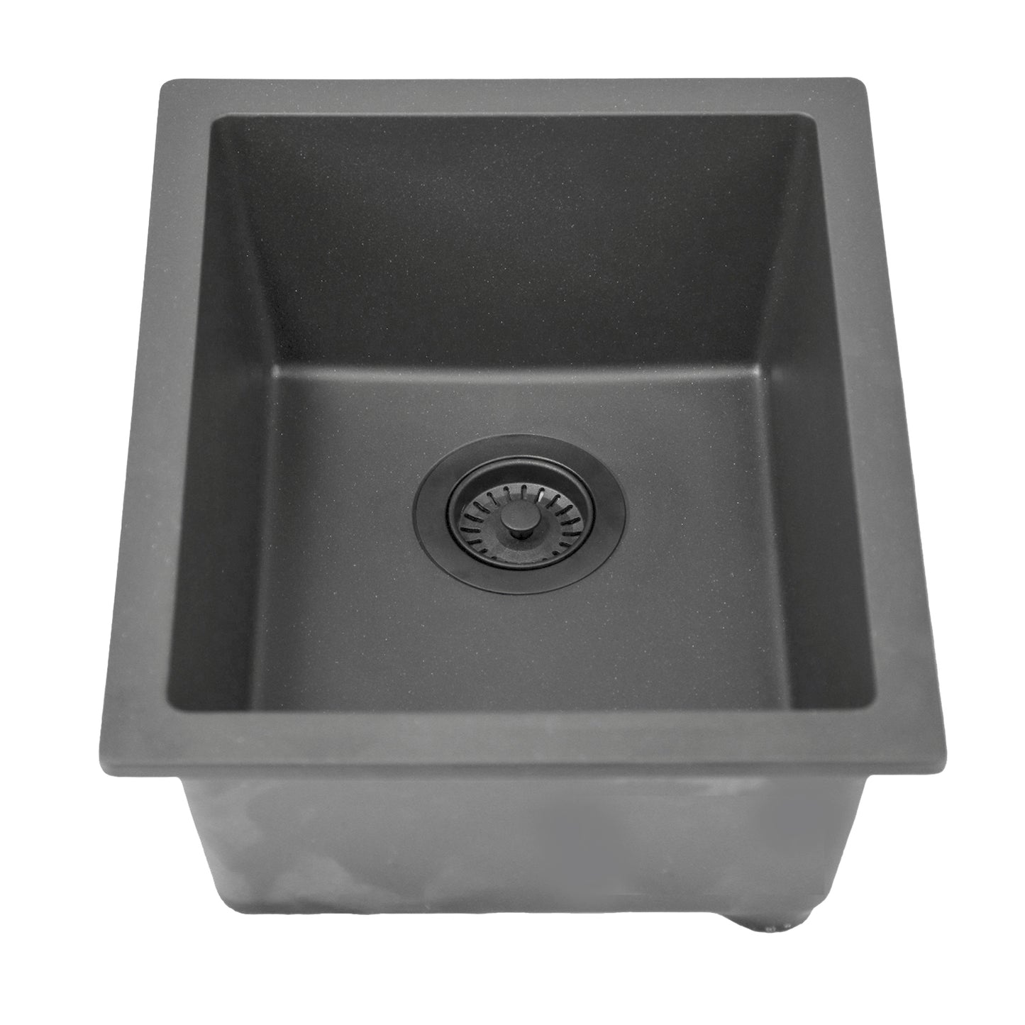 Nantucket Sinks PR1815 Single Bowl Dual-mount Bar-Prep Sink Black