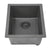 Nantucket Sinks PR1815 Single Bowl Dual-mount Bar-Prep Sink Black