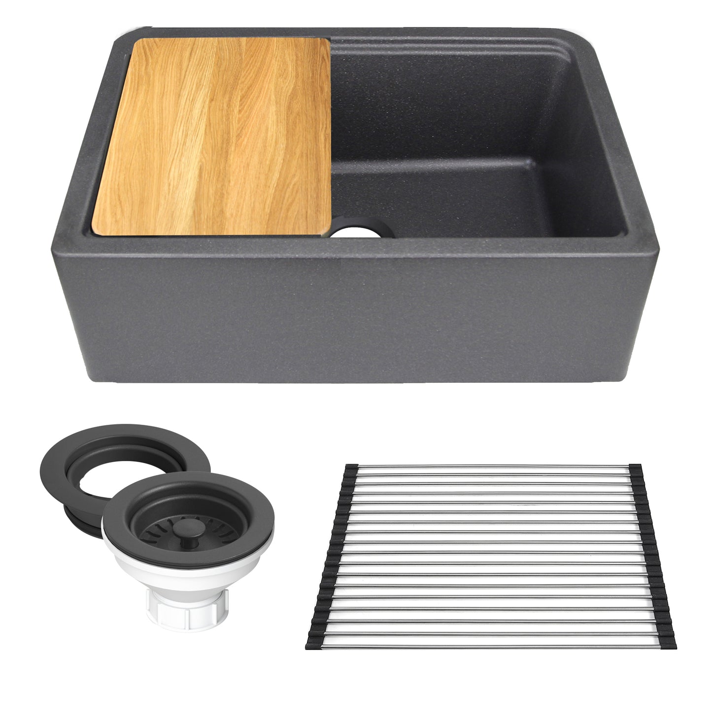 Nantucket Sinks PR3020-APS 30-inch Reversible Workstation Apron Sink with Accessory Pack - Parent