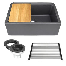 Load image into Gallery viewer, Nantucket Sinks PR3020-APS 30-inch Reversible Workstation Apron Sink with Accessory Pack