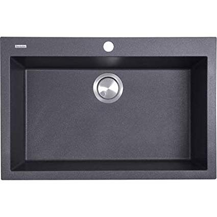 Nantucket Sinks PR3020-DM Large Single Bowl Dual-mount Granite Composite - Parent