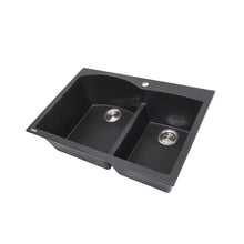 Load image into Gallery viewer, Nantucket Sinks 60/40 Double Bowl Dual-mount Granite Composite, Brown