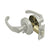 Deltana PRCLR2URH Chapelton Lever Privacy, Right Hand