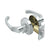 Deltana PRCLR2URH Chapelton Lever Privacy, Right Hand