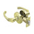 Deltana PRCLR3U Chapelton Lever Passage, Universal Handing