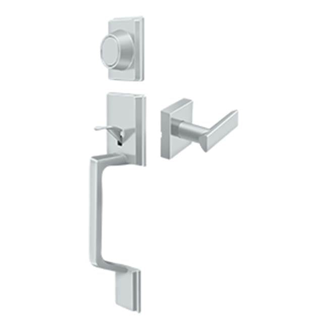 Deltana PRHHDLU Highgate Handleset With Zinc Livingston Lever Dummy
