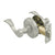 Deltana PRLLR3U Lacovia Lever Passage, Universal Handing