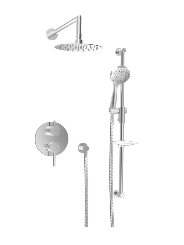 BARiL PRO-2815-66-CC Complete Pressure Balanced Shower Kit - Chrome