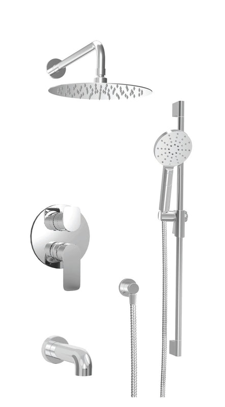 BARiL PRO-2915-45-CC Complete Pressure Balanced Shower Kit - Chrome