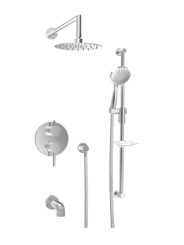 BARiL PRO-2915-66-CC Complete Pressure Balanced Shower Kit - Chrome