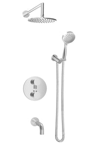 BARiL PRO-4396-66-NS Complete Thermostatic Pressure Balanced Shower Kit