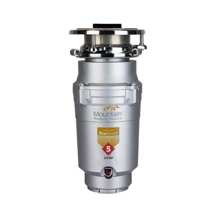 Mountain Plumbing PROSELECT5 1/2 HP Disposer, 3-Bolt Mount