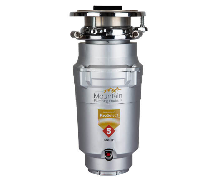 Mountain Plumbing PROSELECT 5 Perfect Grind Proselect 5 Waste Disposer – Continuous Feed 3-Bolt Mount 1/2 Hp