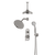 Artos PS108CL Classic Thermostatic Shower Trim Kit with Wall & Ceiling Mount Shower Head, Hand Shower
