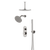 Artos PS108N Opera Thermostatic Shower Trim Kit with Wall & Ceiling Mount Shower Head, Hand Shower