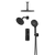 Artos PS108TR Harmony Thermostatic Shower Trim Kit with Wall & Ceiling Mount Shower Head, Hand Shower