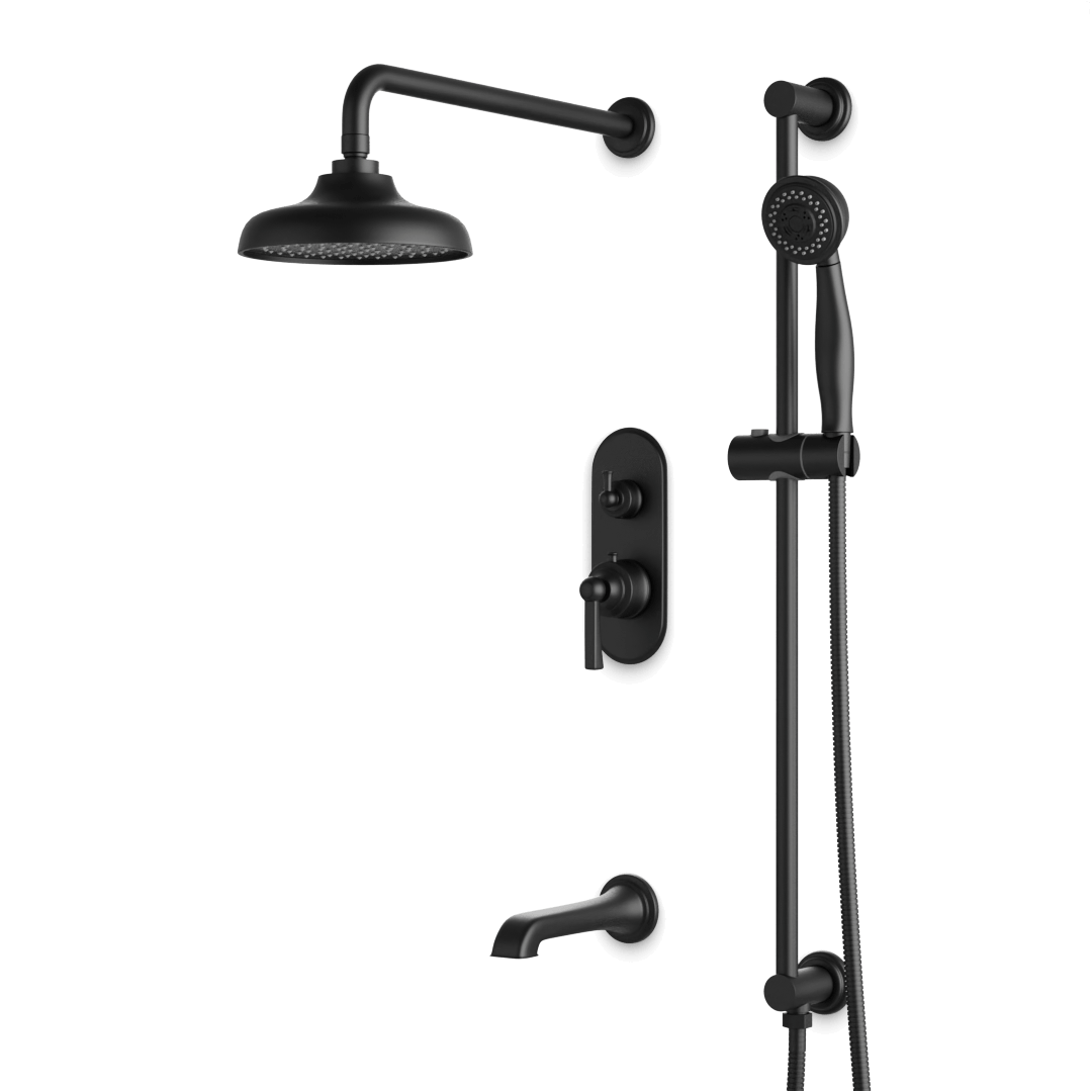 Artos PS116CL Classic Thermostatic Shower Trim Kit with Hand Shower on Slide Bar, Tub Filler - Parent