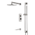 Artos PS117N Otella Thermostatic Shower Trim Kit with Hand Shower on Slide Bar, Tub Filler