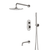 Artos PS120N Opera Thermostatic Shower Trim Kit with Hand Shower, Tub Filler