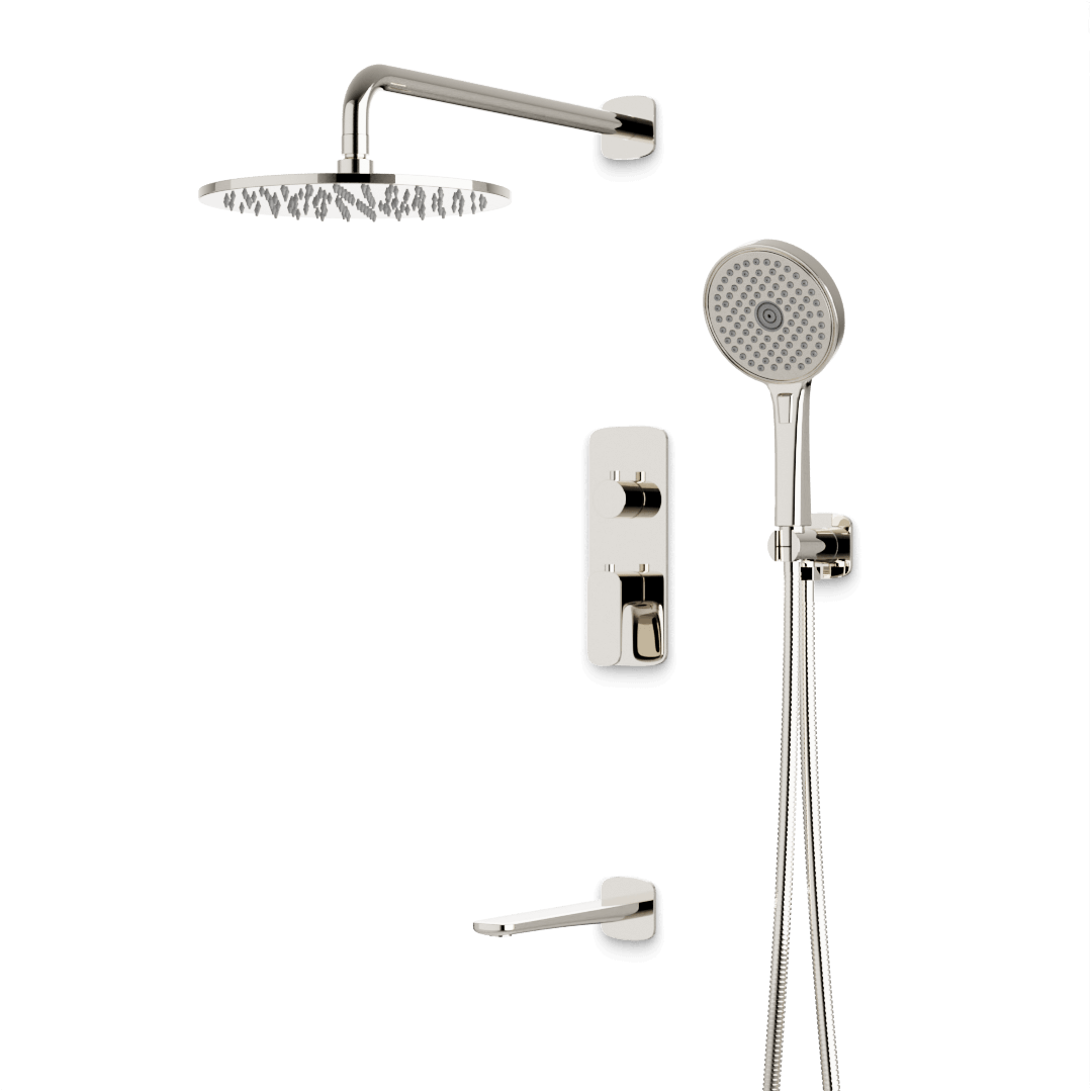 Artos PS120TR Harmony Thermostatic Shower Trim Kit with Hand Shower, Tub Filler