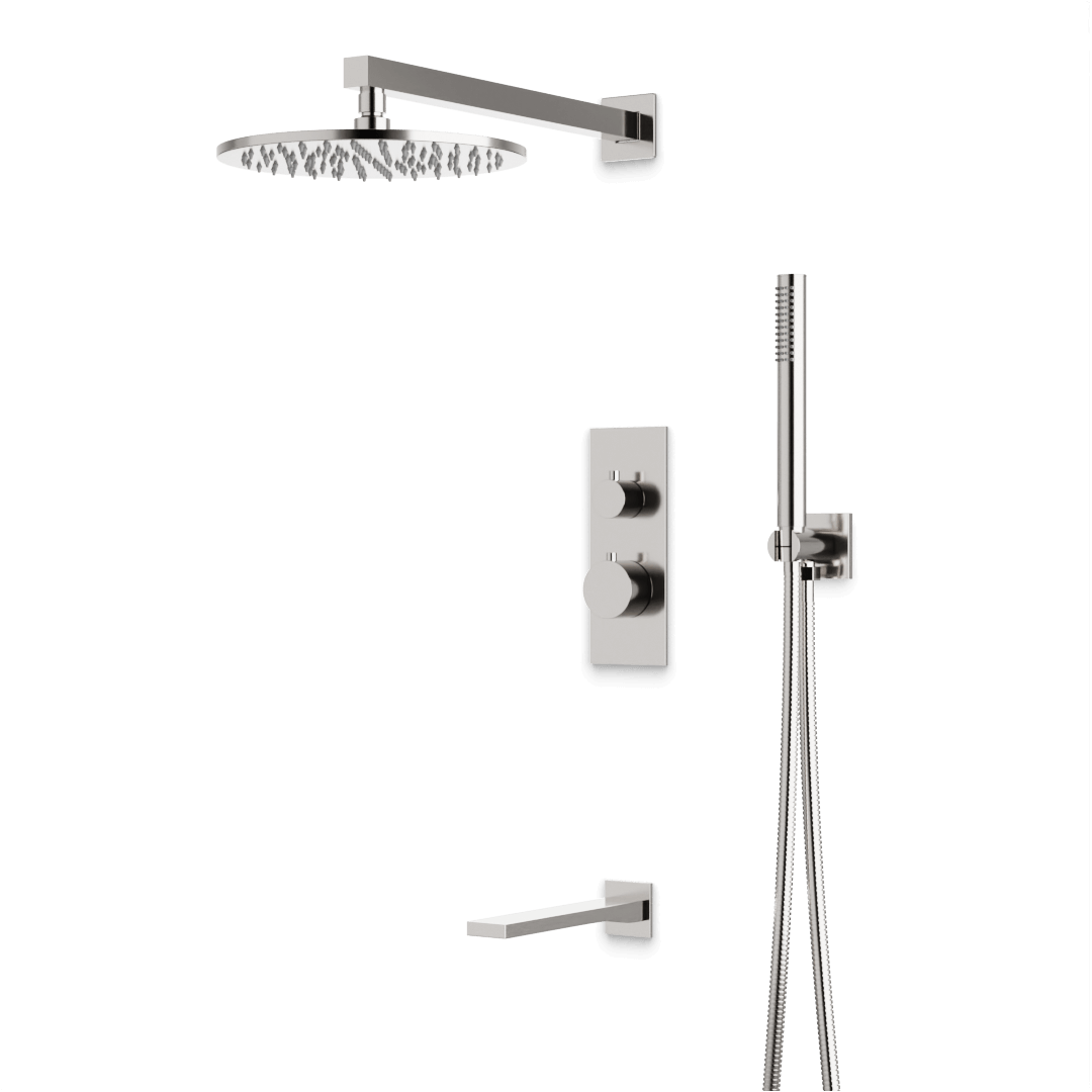 Artos PS121N Otella Thermostatic Shower Trim Kit with Hand Shower, Tub Filler