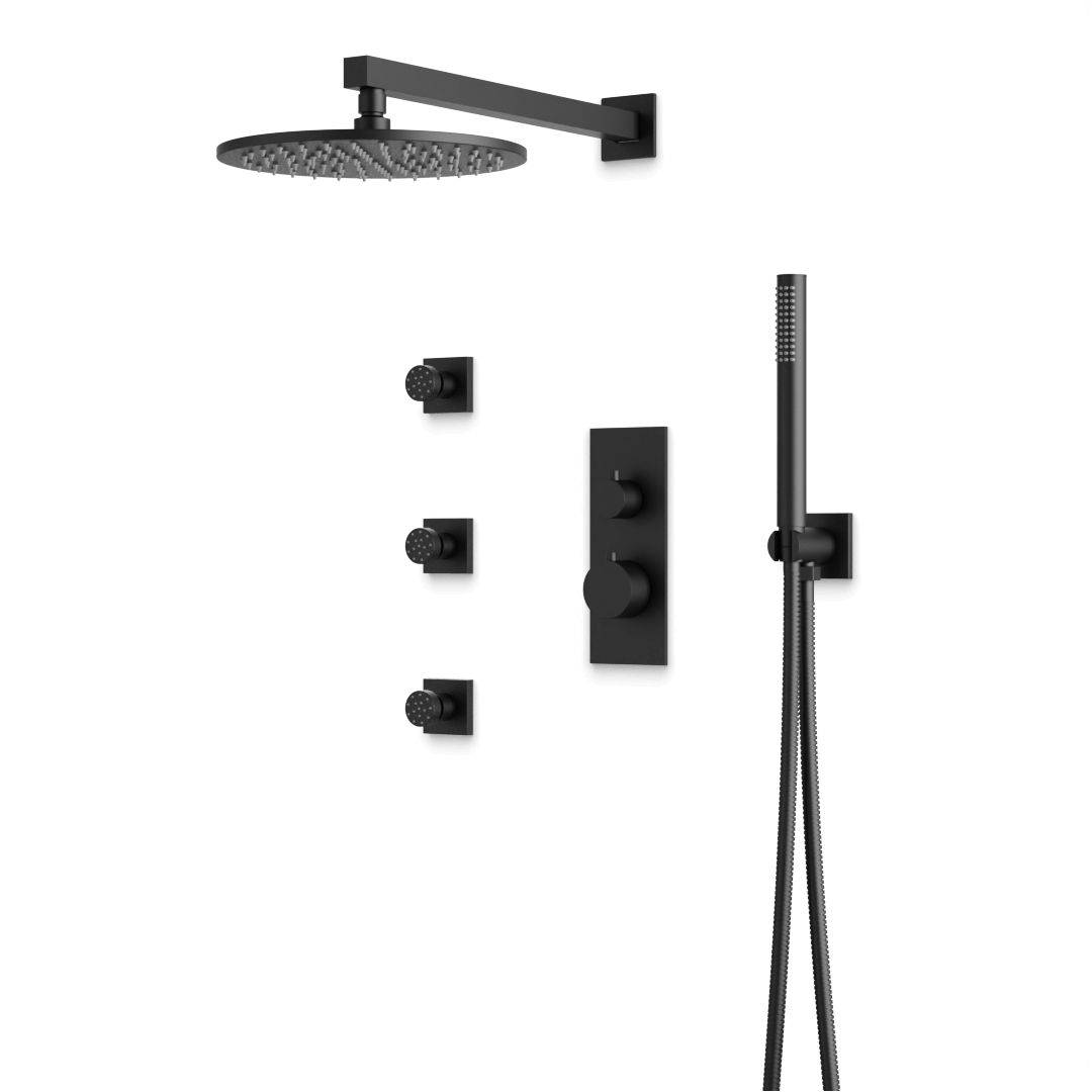 Artos PS129N Otella Thermostatic Shower Trim Kit with Hand Shower, Body Jets - Parent