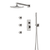 Artos PS129N Otella Thermostatic Shower Trim Kit with Hand Shower, Body Jets