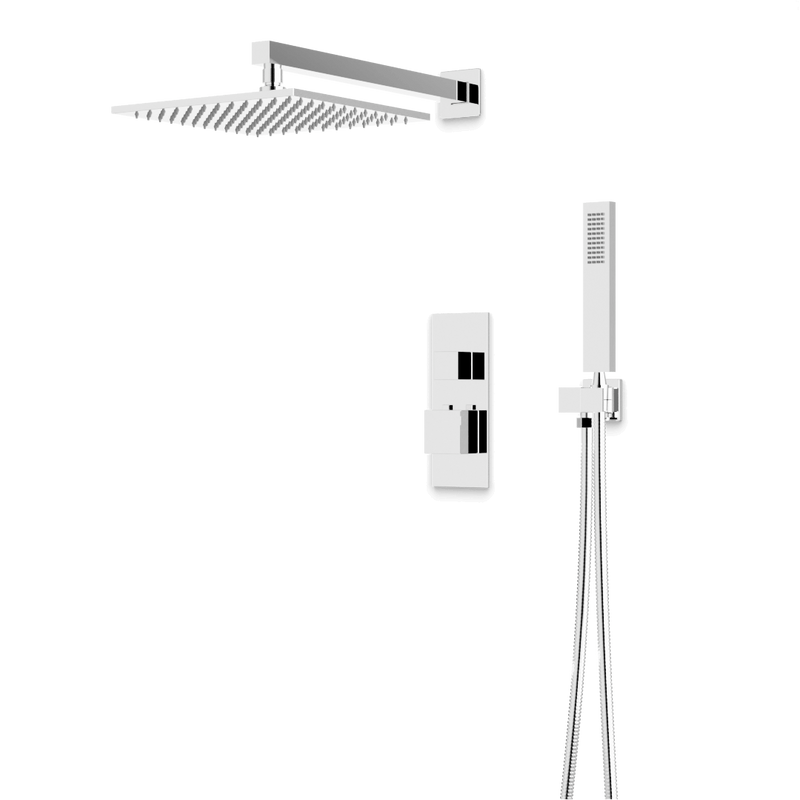 Artos PS139N Edge Thermostatic Shower Trim Kit with Hand Shower
