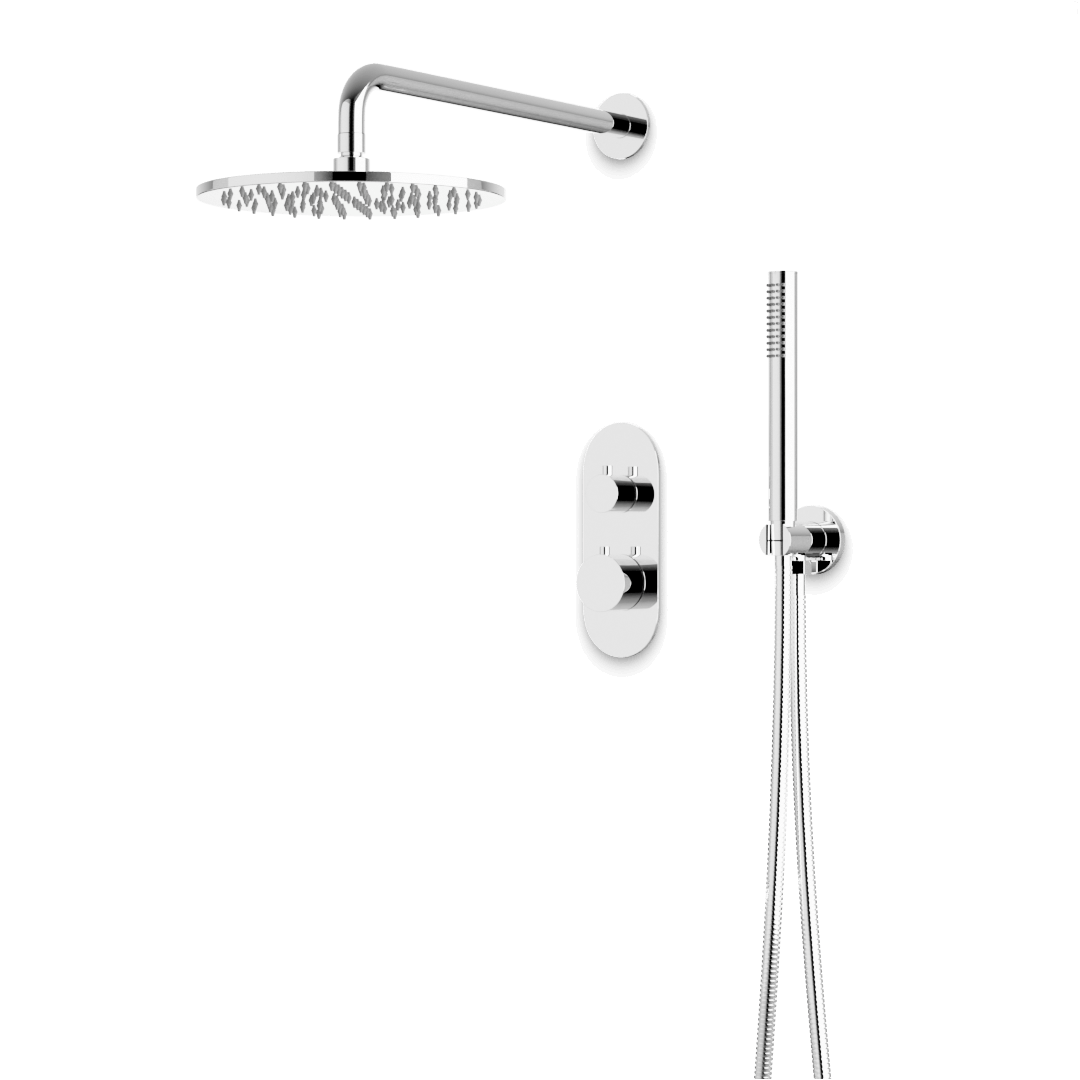 Artos PS140N Opera Thermostatic Shower Trim Kit with Hand Shower