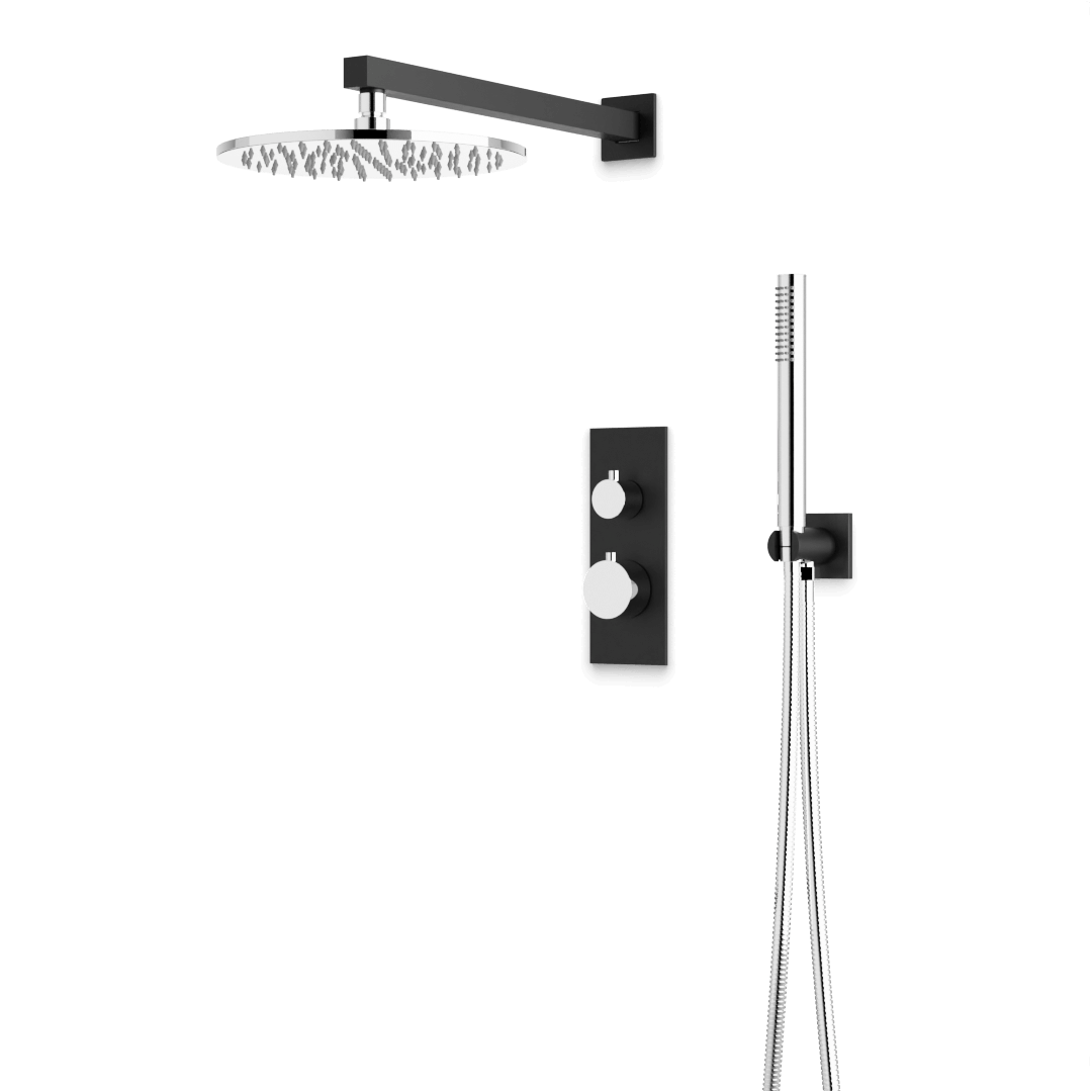 Artos PS141N Otella Thermostatic Shower Trim Kit with Hand Shower