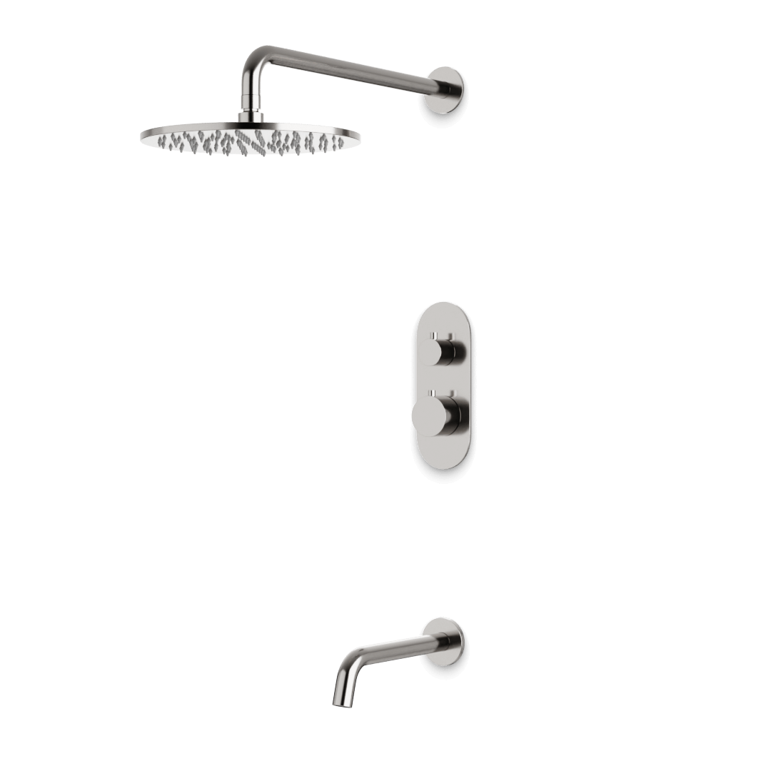 Artos PS144N Opera Thermostatic Shower Trim Kit with Tub Filler