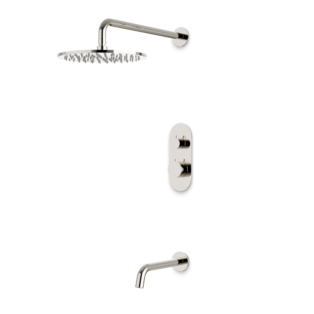 Artos PS144N Opera Thermostatic Shower Trim Kit with Tub Filler