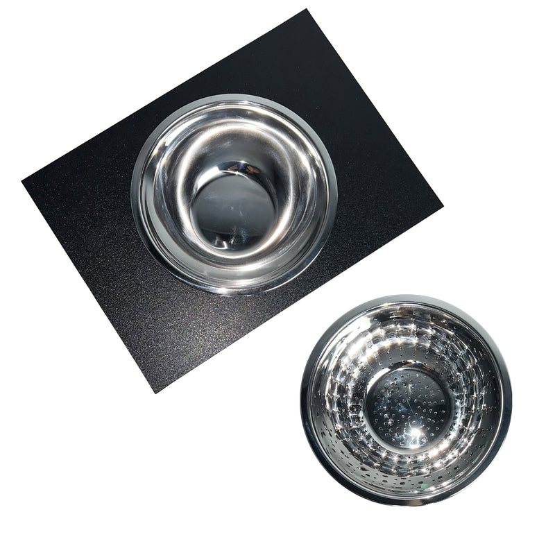 Nantucket Sinks PS20B-RD1 18" Pro Series Prep Station Colander and Bowl Server