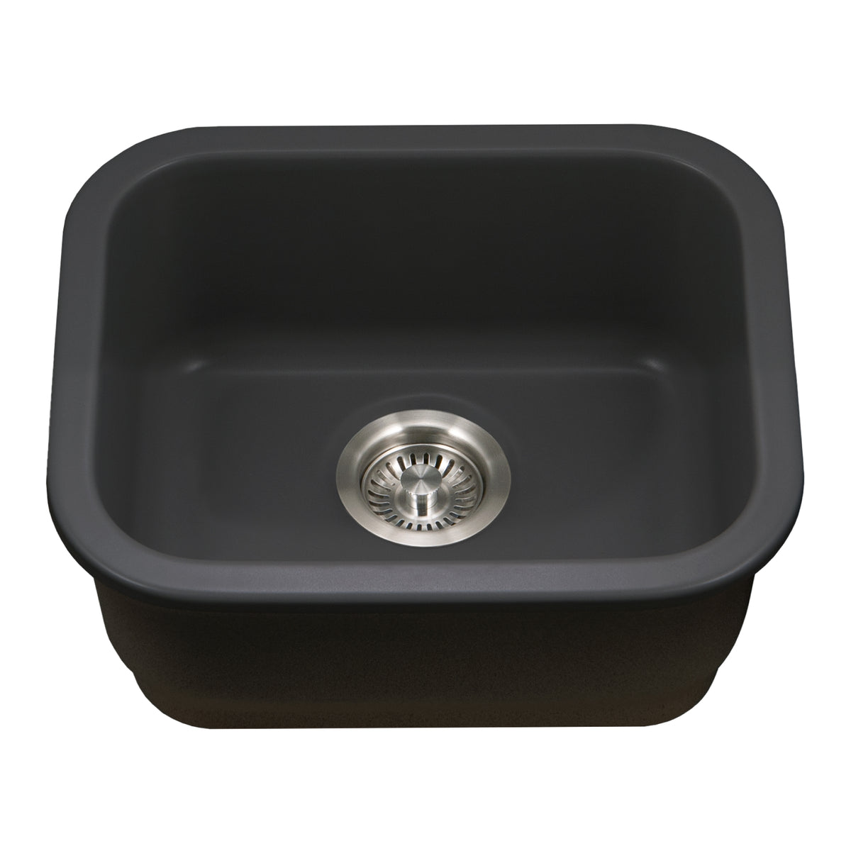 Houzer Platus Fireclay Undermount Single Bowl Bar Sink