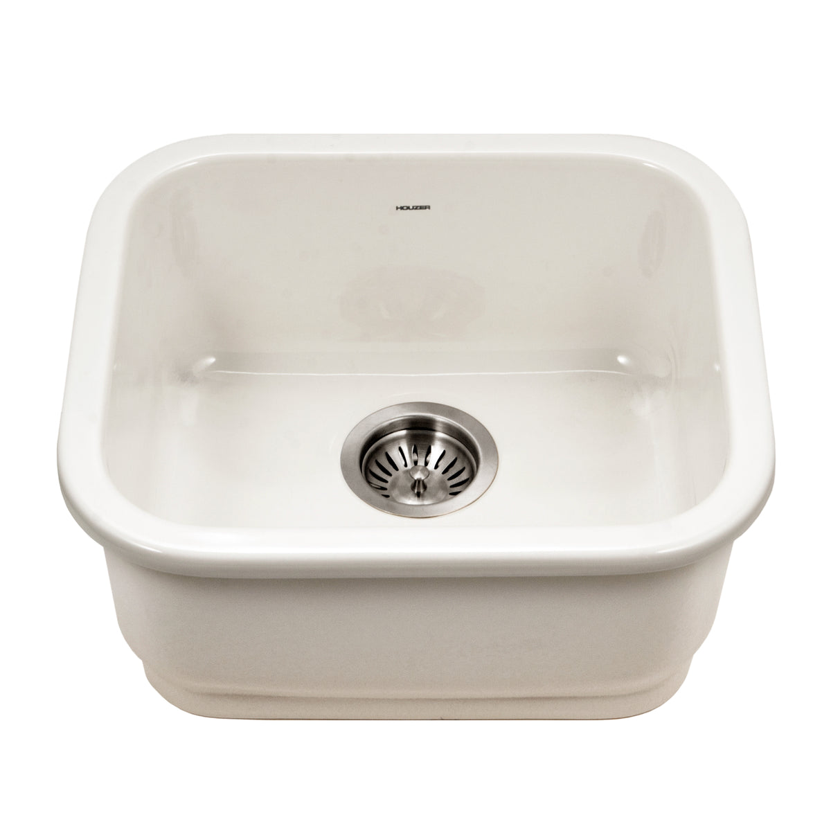 Houzer Platus Fireclay Undermount Single Bowl Bar Sink