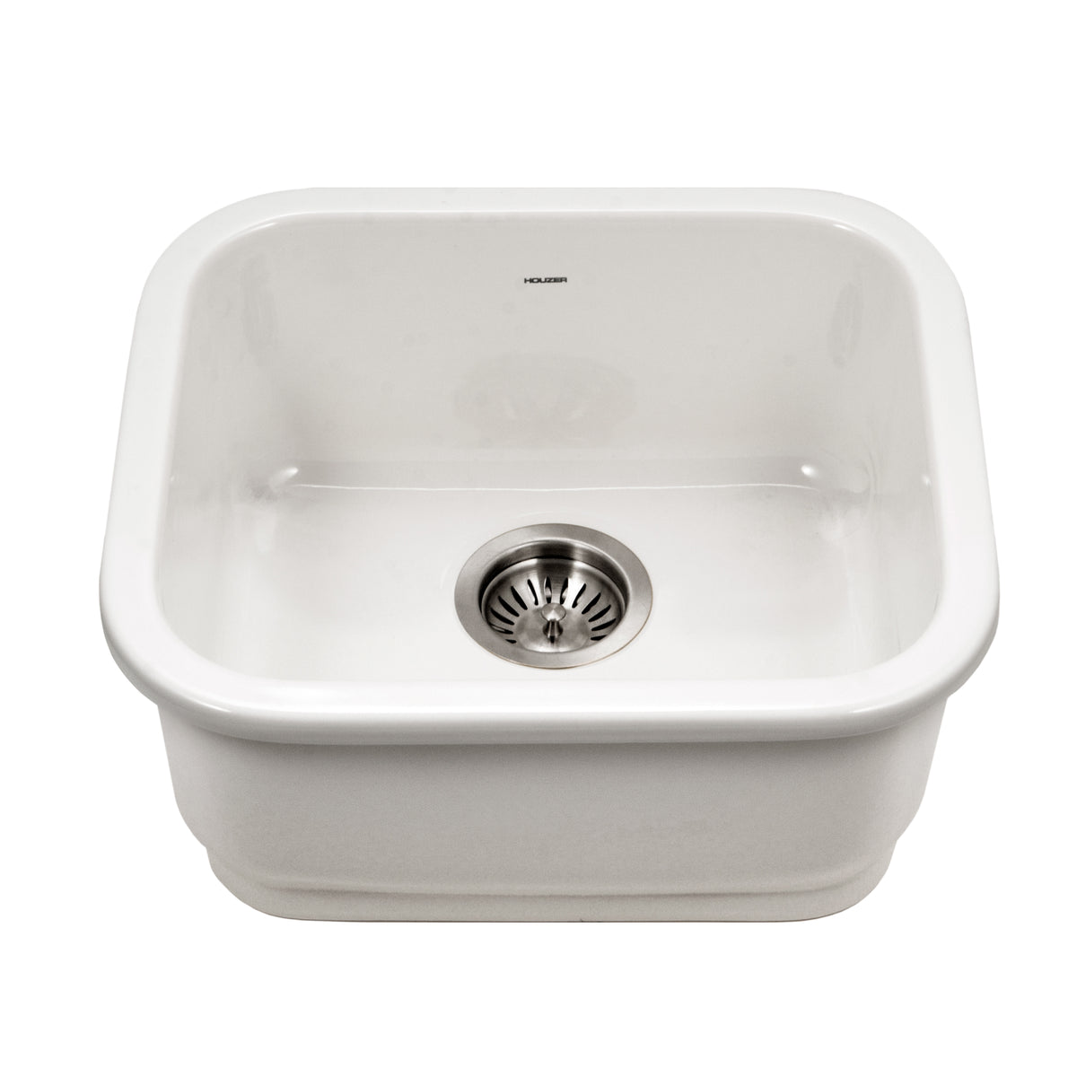 Houzer Platus Fireclay Undermount Single Bowl Bar Sink