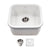 Houzer Platus Fireclay Undermount Single Bowl Bar Sink