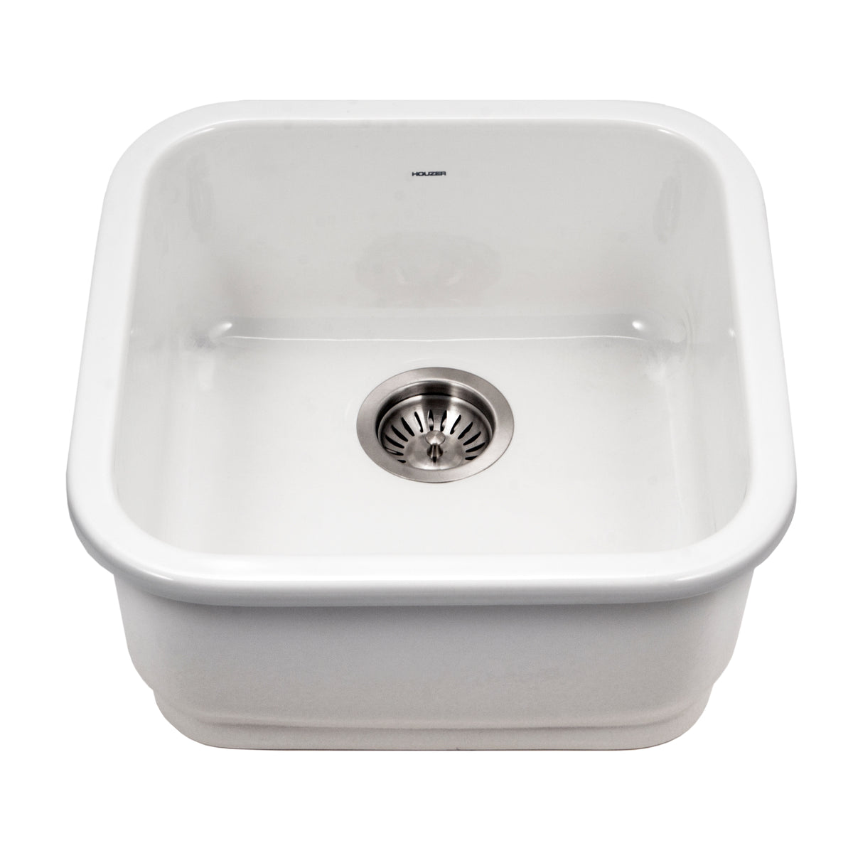 Houzer Platus Fireclay Undermount Single Bowl Bar Sink