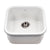 Houzer Platus Fireclay Undermount Single Bowl Bar Sink