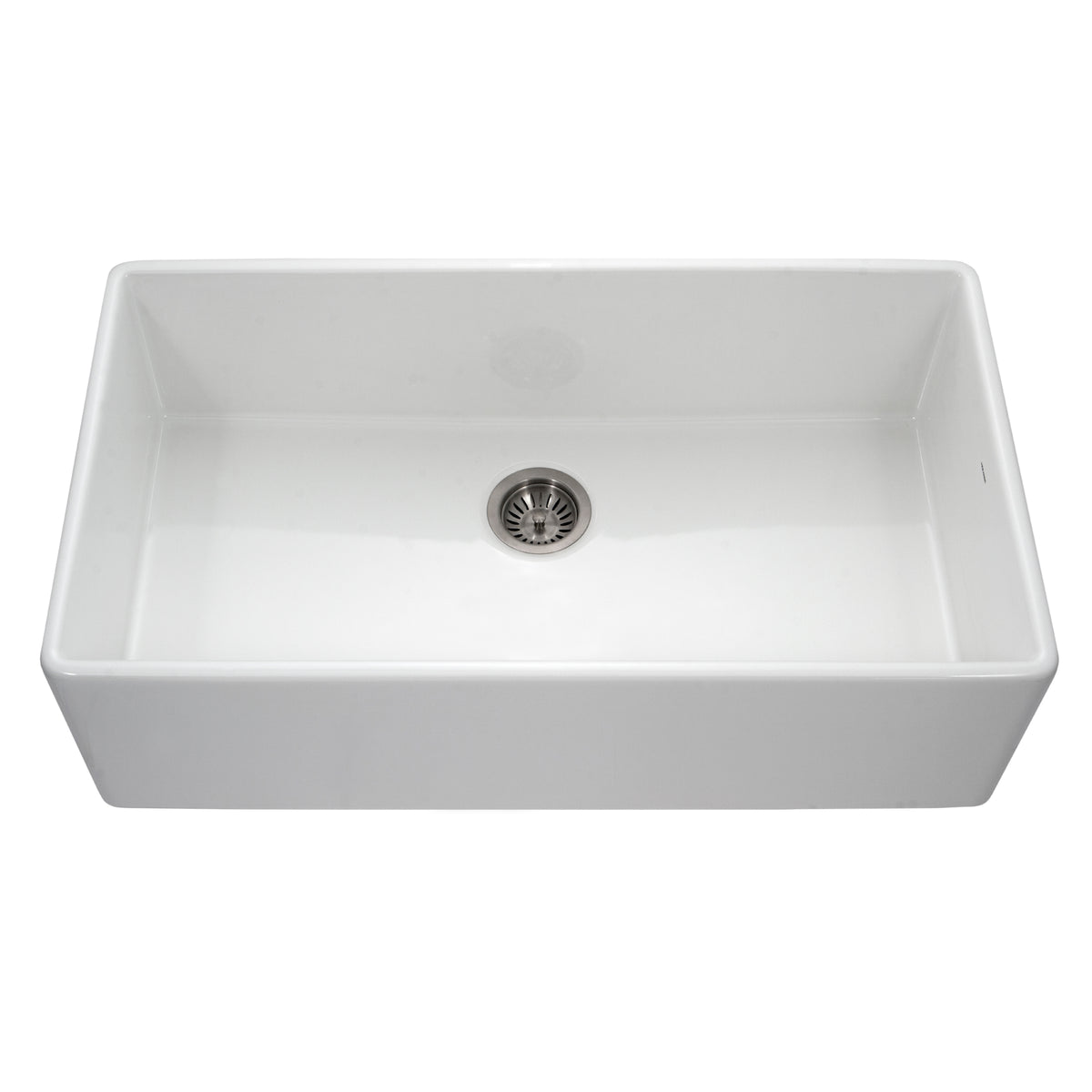 Houzer Platus Fireclay Apron Front Farmhouse Single Bowl Kitchen Sink - Parent