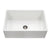 Houzer Platus Fireclay Apron Front Farmhouse Single Bowl Kitchen Sink