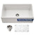 Houzer Platus Fireclay Apron Front Farmhouse Single Bowl Kitchen Sink