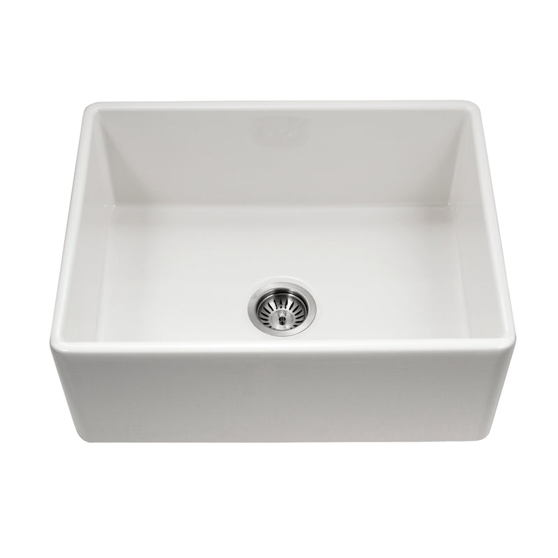 Houzer Platus Fireclay Apron Front Farmhouse Single Bowl Kitchen Sink - Parent